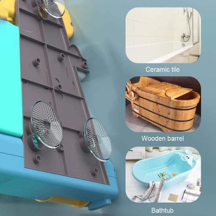 Juguete de baño - OMABETA - Cascada de dinosaurios - ABS no tóxico - 3 ventosas - Unisex