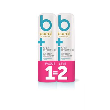 Barral Pack Fast Relief Repairing Stick lūpu krāsa dziļi mitrinošai iedarbībai 2 x 4,8 g 2 x 4,8 g