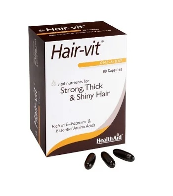 HEALTH AID Hairvit 90 gélules sans gluten
