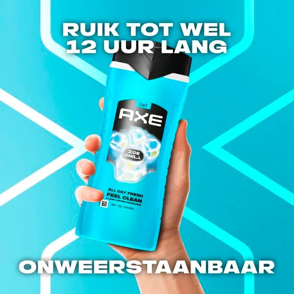Axe Ice Chill 3-v-1 gel za prhanje<br>250ml