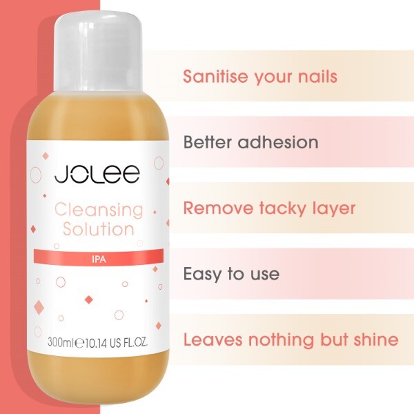 Soluzione detergente JoLee 300ml - Rimuovi residui di smalto semipermanente