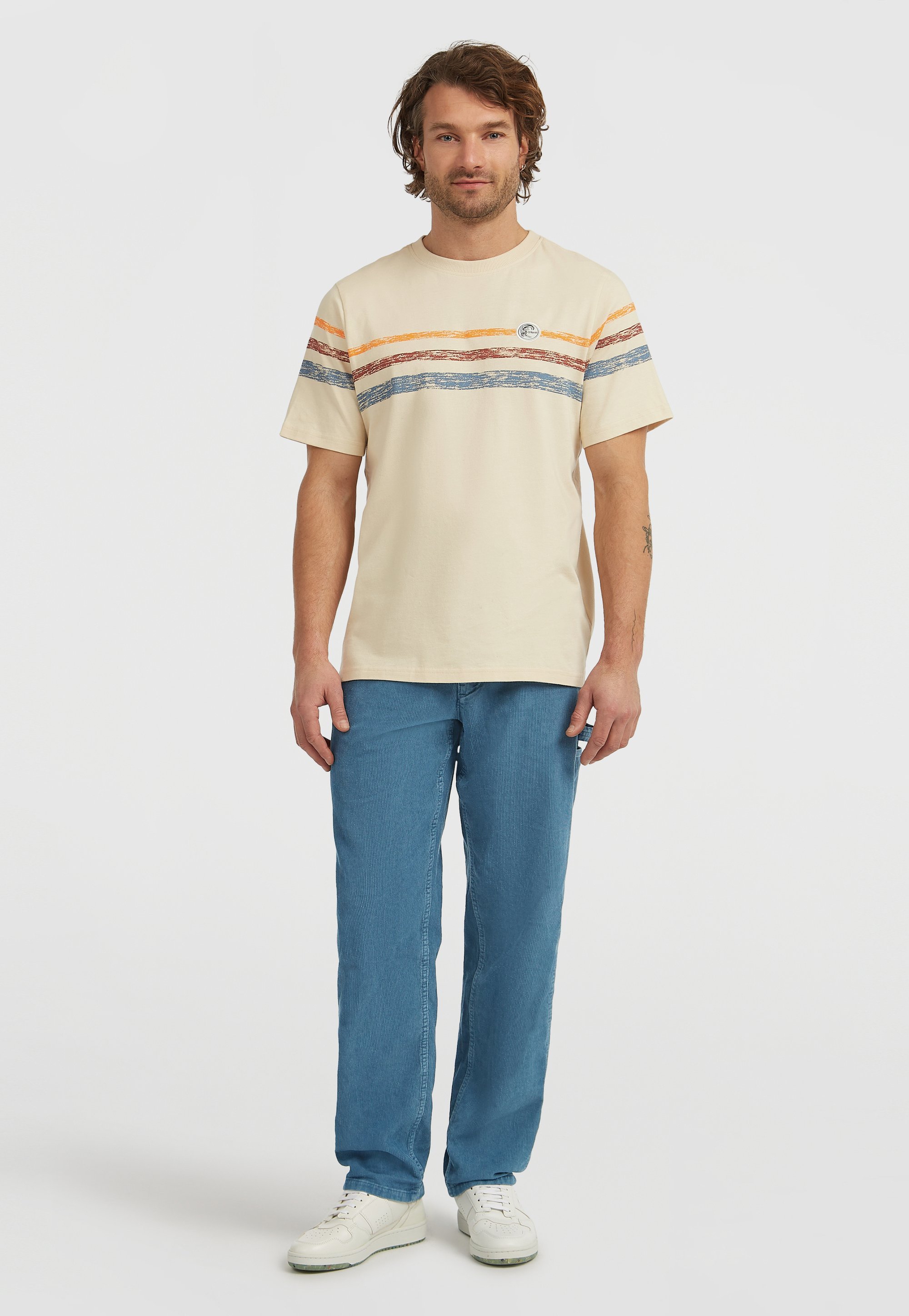 T-shirt a righe O'Neill O'RIGINALS - T-shirt stampata - blu mozart