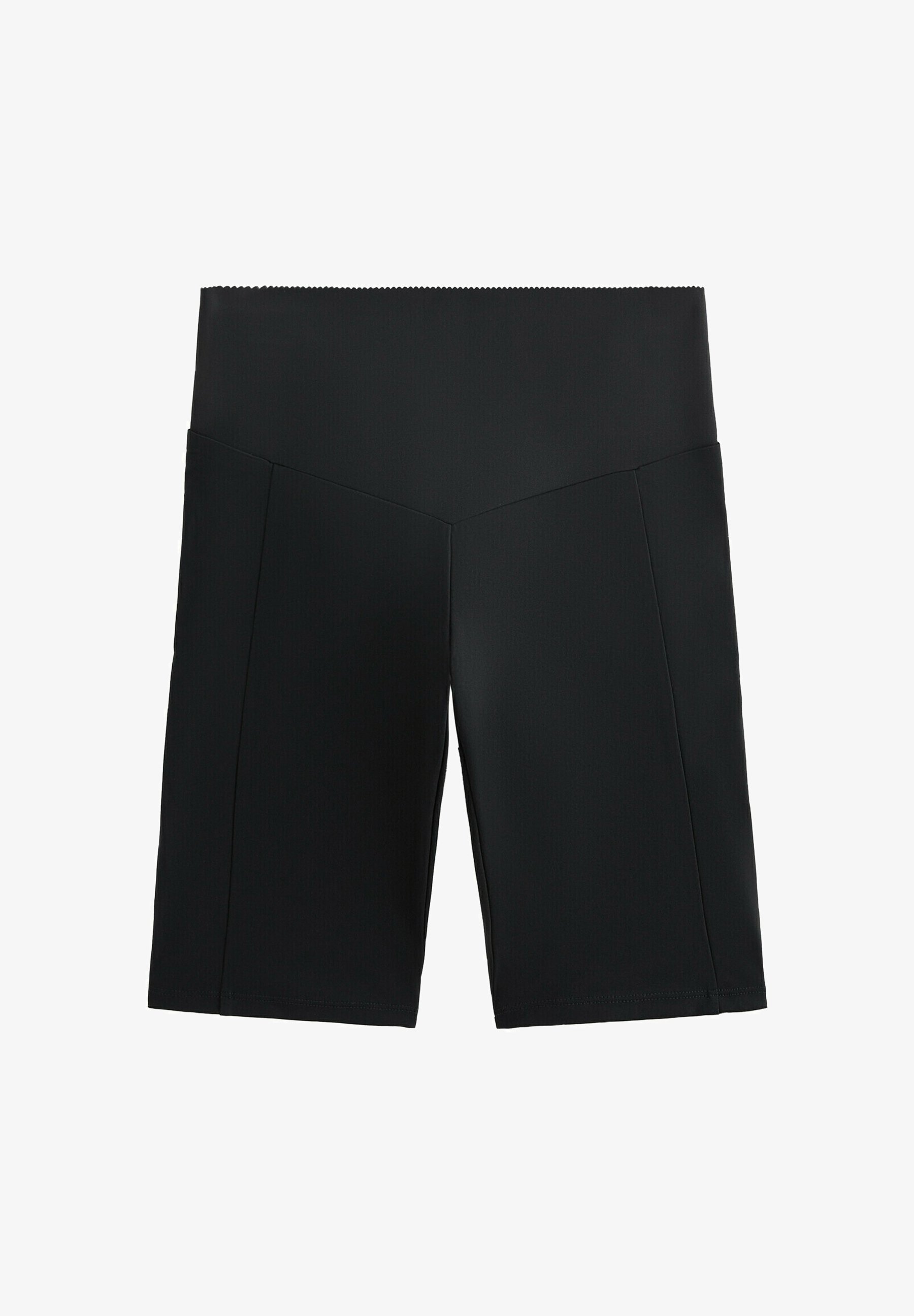 Leggings da ciclismo OYSHO a vita alta con tasca compressiva, 20 cm - neri