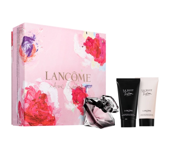 Lancôme La Nuit Trésor woda perfumowana spray 50 ml   żel pod prysznic 50 ml   balsam do ciała 50 ml