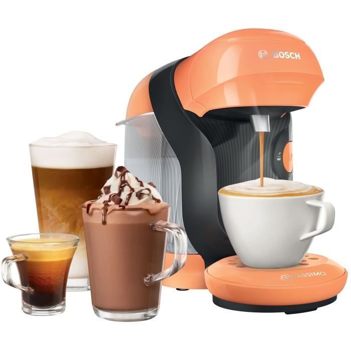 Machine à café multi-boissons automatique - BOSCH TASSIMO TAS11 STYLE - Pêche - Espresso - 15 bar