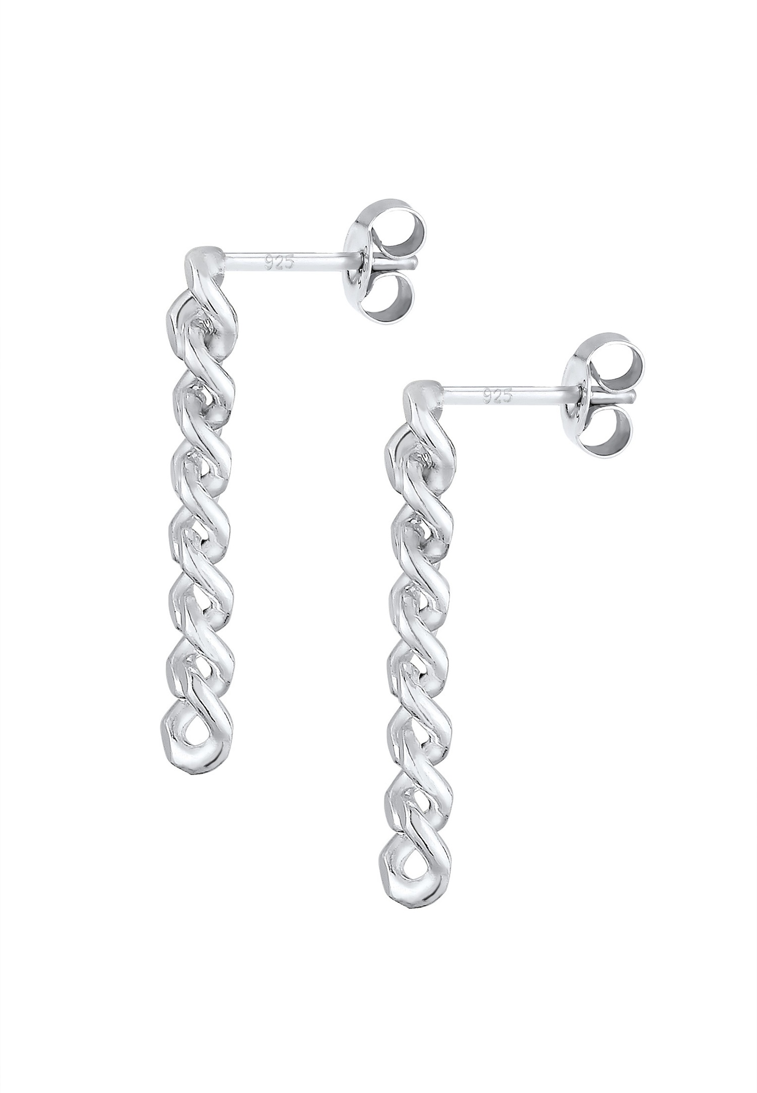 Elli Chaine Base Boucles d'oreilles Femme - (925/1000) Argent