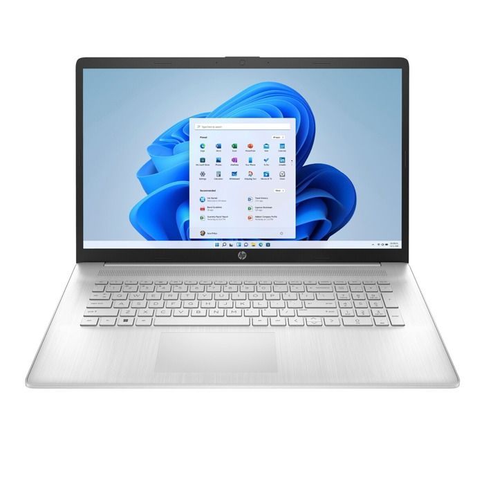 HP 17-CP2065NF 17,3 inch Full HD laptop-pc met AMD Ryzen™ 3-processor, 8 GB RAM en 512 GB SSD, naturel zilver.