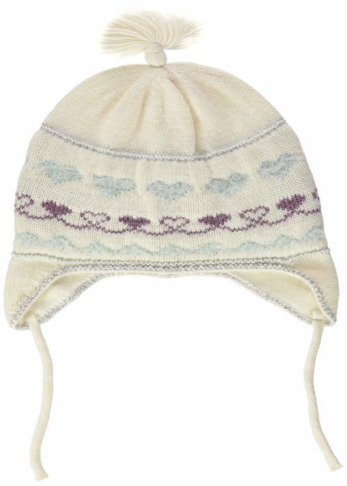 Beige randig mössa för flickor United Colors of Benetton 1176Q0352 – Höst/Vinter