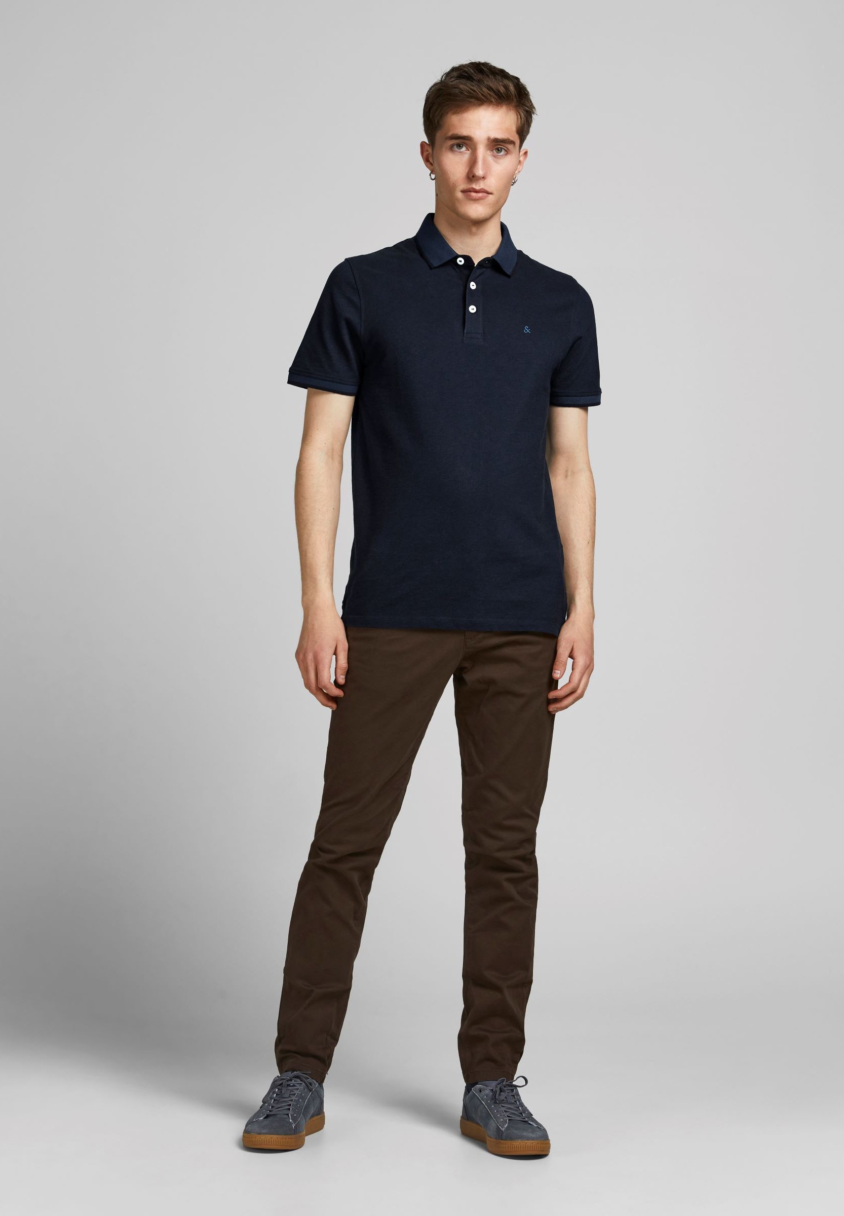 Jack & Jones JJEPAULOS SS NOOS - Polokošile - black