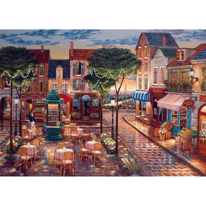 Rompecabezas de 1000 piezas París en pintura, para adultos y niños a partir de 14 años, rompecabezas de alta calidad, 12000521, Ravensburger