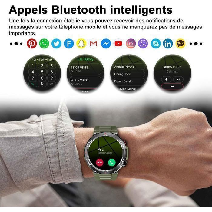 Smartwatch da uomo Blackview da 1,45