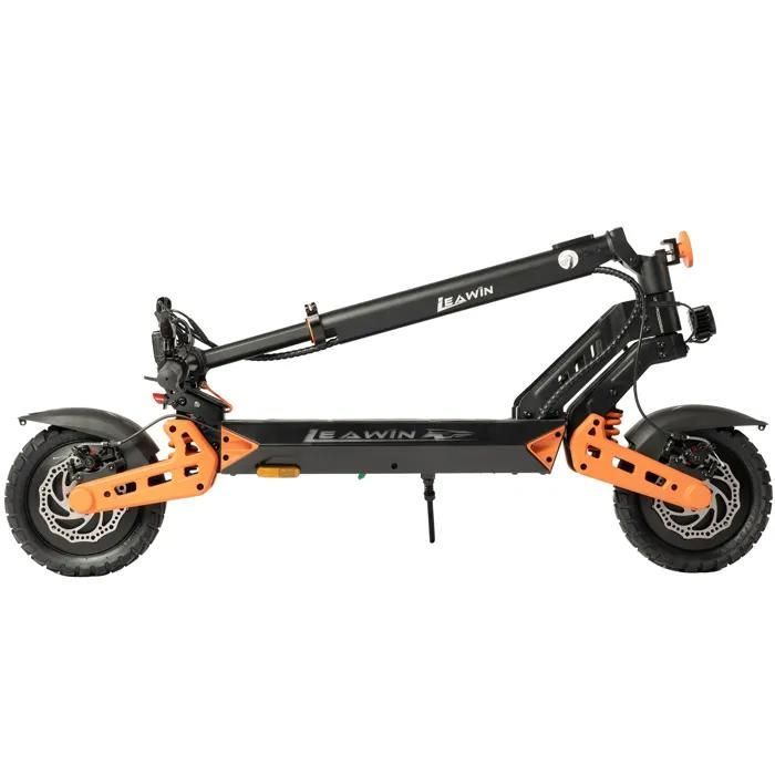 Monopattino elettrico pieghevole LEAWIN D2 PRO – Doppio motore da 800 W • Autonomia di 55 km • Schermo LCD • Bluetooth