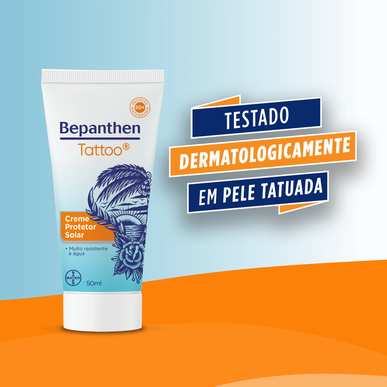 Bepanthene Tattoo krema za sončenje obraza SPF50 50 ml