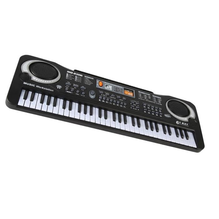 Piano à clavier pour enfants - VVIKIZY - Modèle Éducatif - 61 touches - Multifonctionnel - Léger et portable