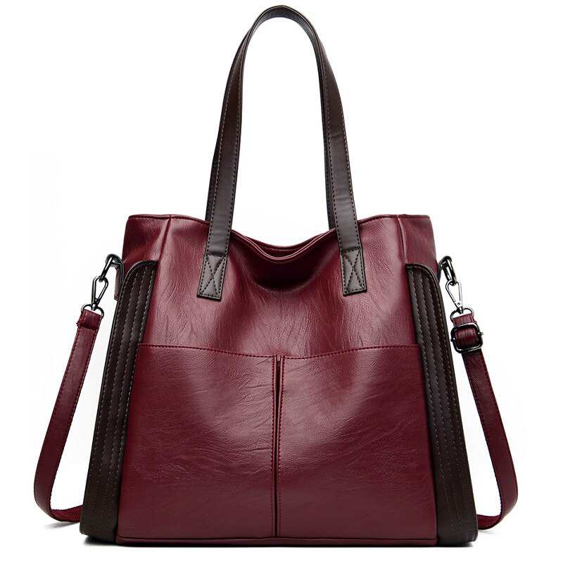 Borse da donna con manico superiore, borsa a tracolla spaziosa firmata per donna, borsa a mano in morbida pelle, borsa a tracolla elegante