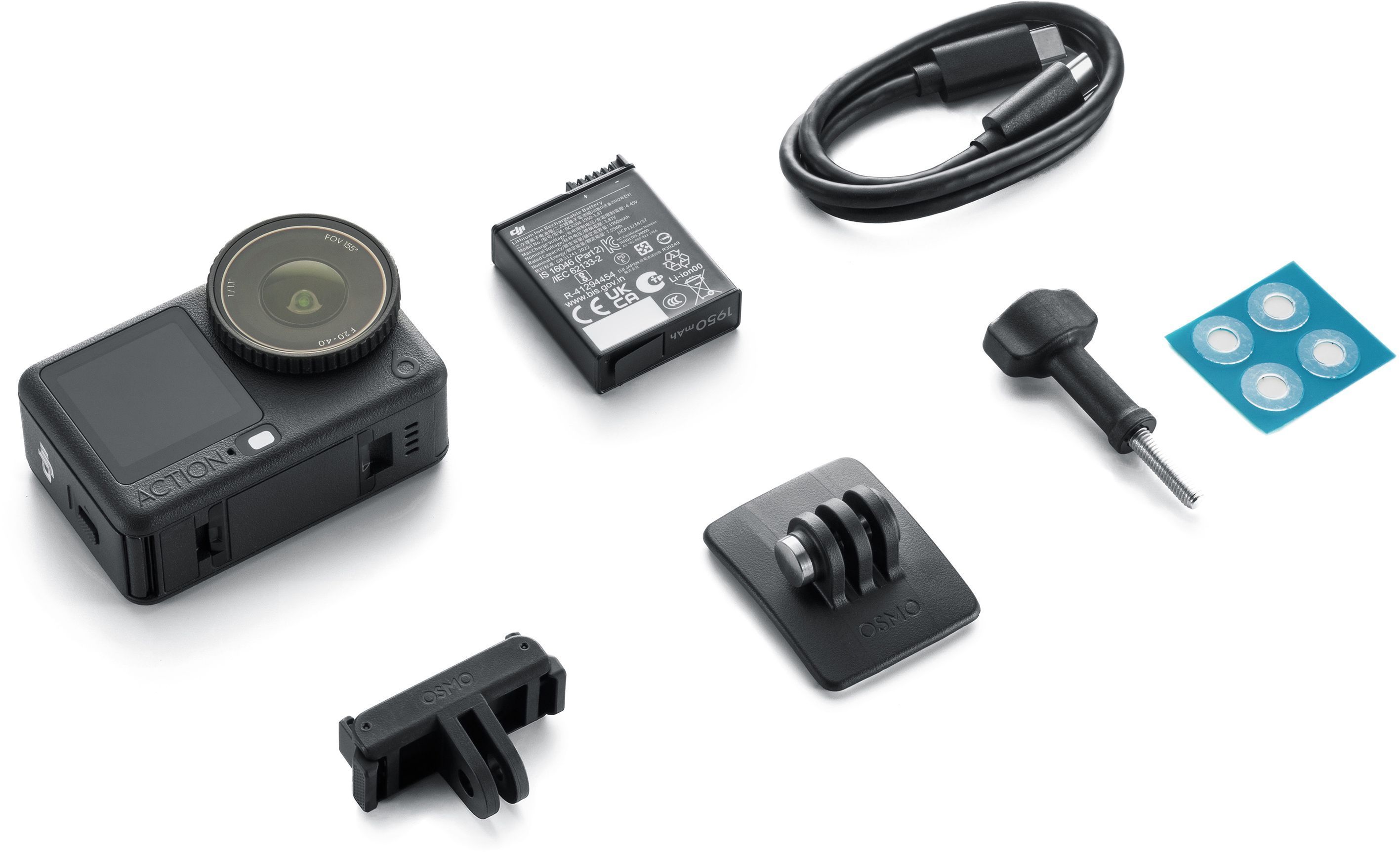 Action camera - DJI - Osmo Action 6 Standard Combo - Sensore quadrato da 1/1,1