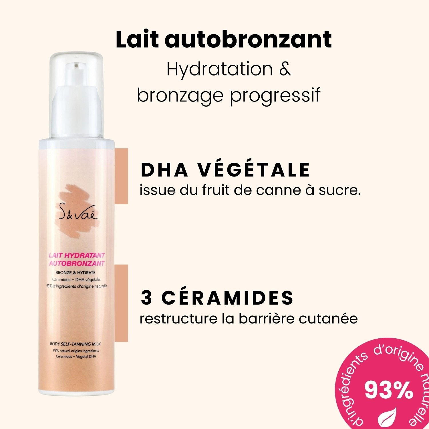 S & Vaë LE LAIT HYDRATANT AUTOBRONZANT - CORPS