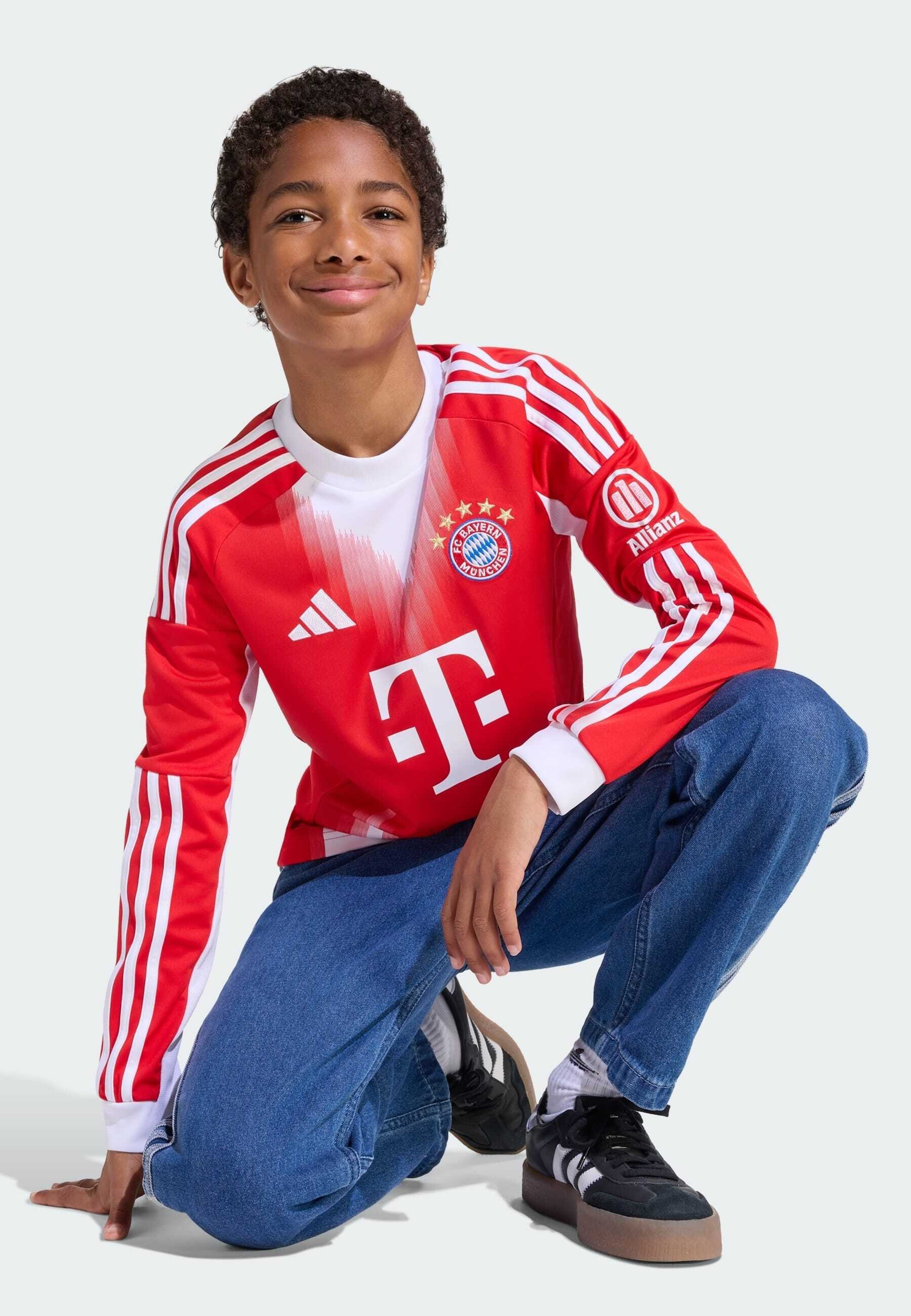 adidas Performance FC BAYERN HOME - Pitkähihainen paita - punainen