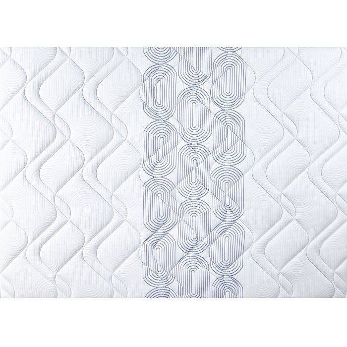 Conjunto de colchón y base de cama Dunlopillo de 90x190 cm - 20 cm de altura - Muelles ensacados - 5 zonas - Equilibrado - Fabricado en Francia
