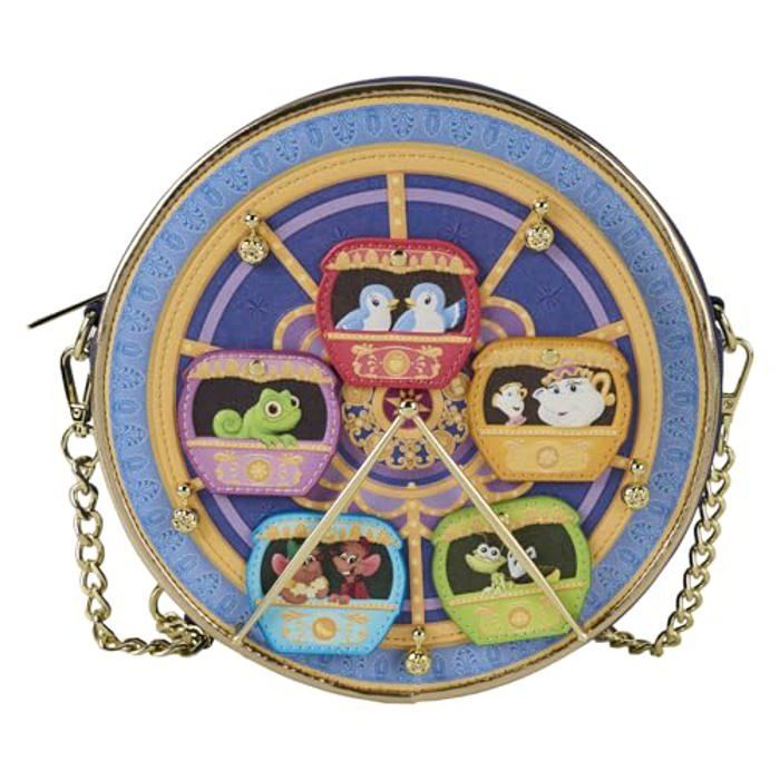 Bolso de hombro - LOUNGEFLY - Disney Princess Carousel - Multicolor - Con cremallera - Infantil