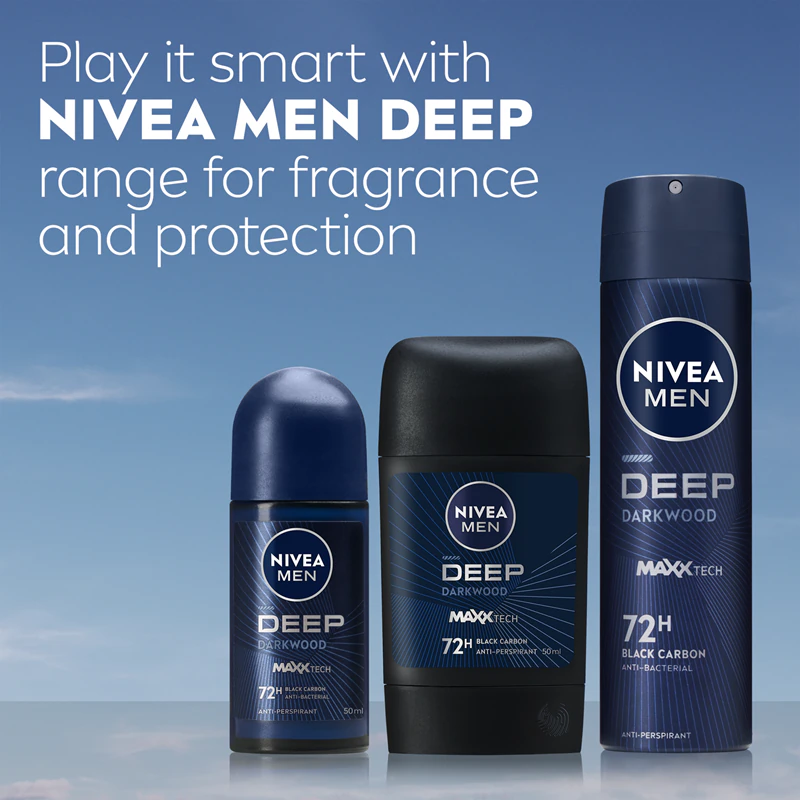 NIVEA MEN Deep desodorante antitranspirante em spray para homens