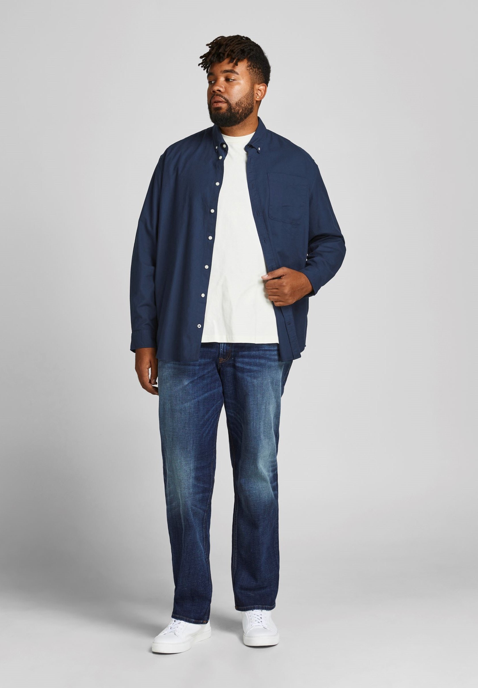 Koszula Jack & Jones JJEOXFORD - Koszula - granatowa marynarka