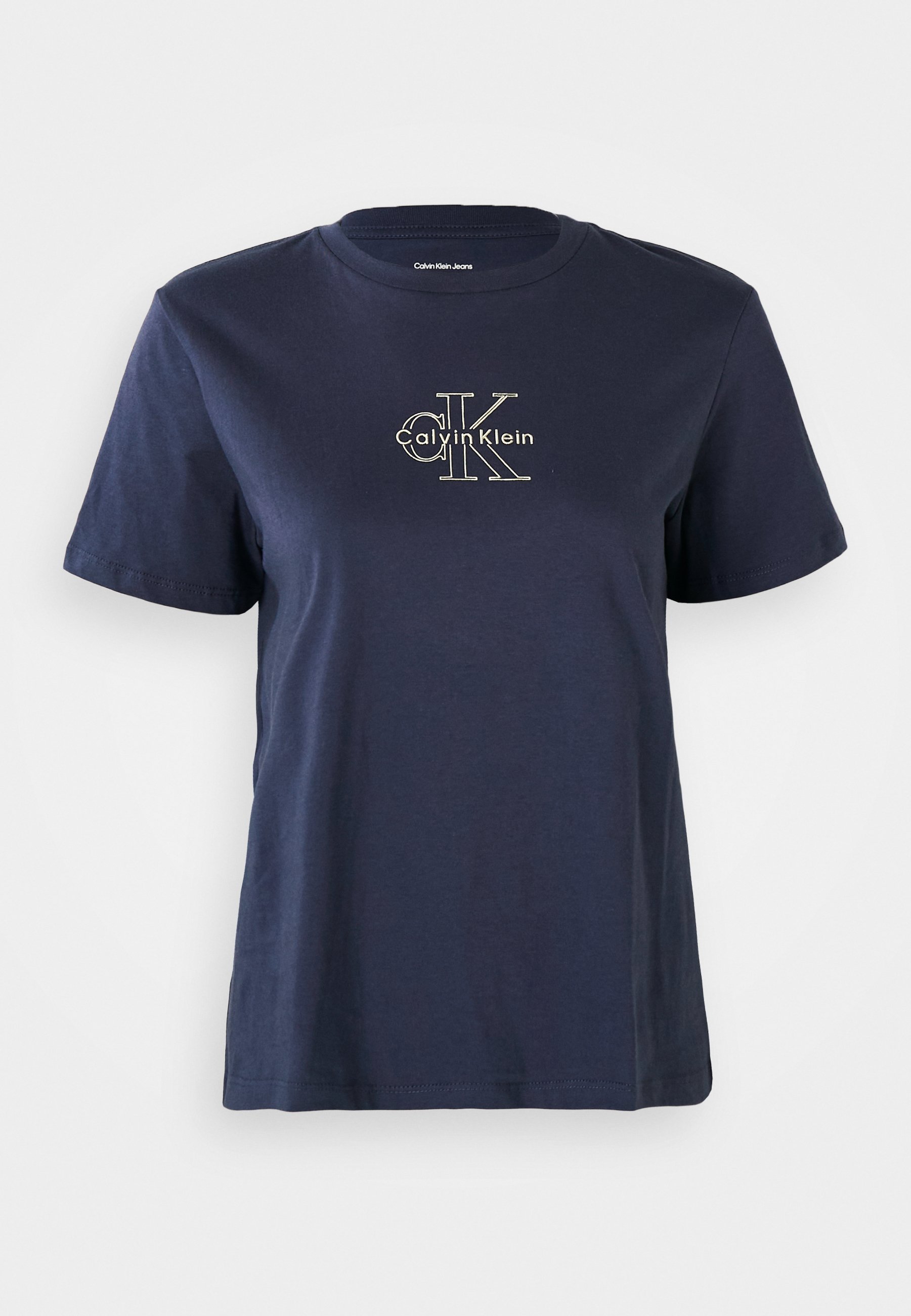 Calvin Klein Jeans CLASSIC FOIL MONOLOGO TEE - T-shirt met print - inktpot