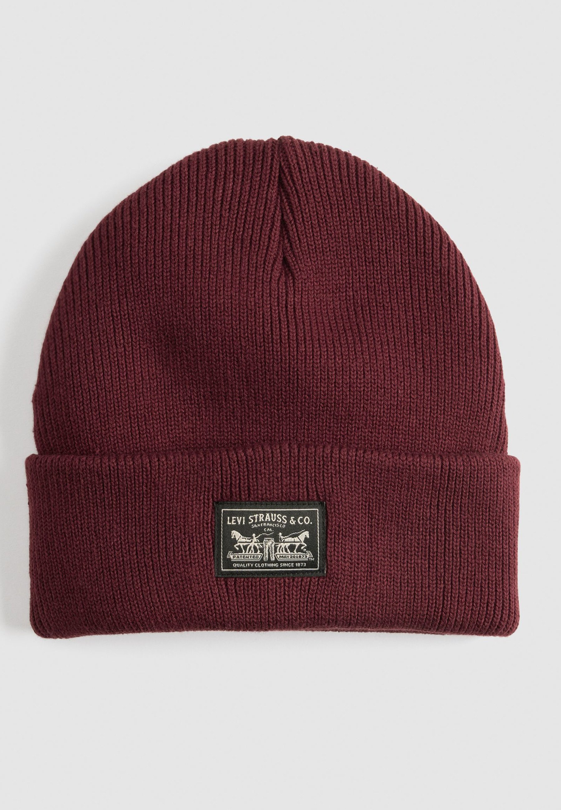 Levi's® BACKPATCH BEANIE - Czapka - czekoladowa trufla