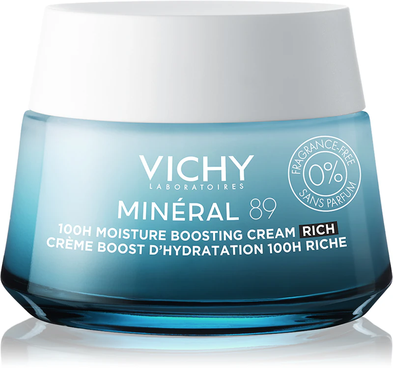 Vichy Minéral 89 Rijke Hydraterende Crème Geurvrij