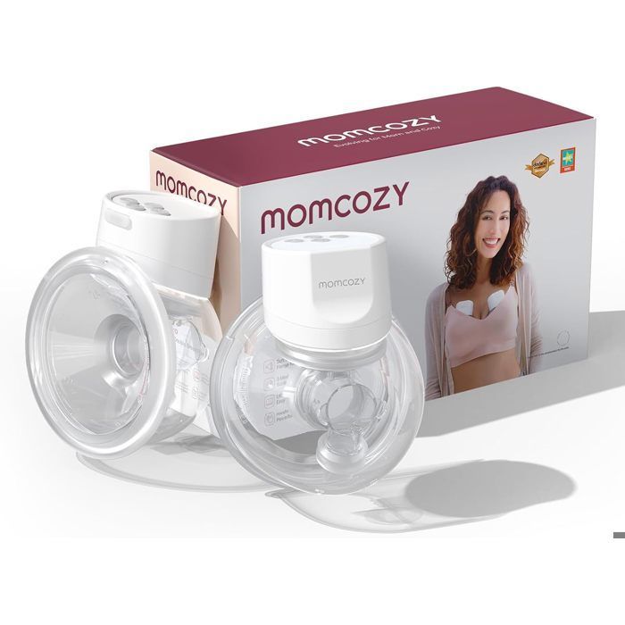 Momcozy Tire Lait Électrique Main Libre S12 Pro, 24mm, Lot de 2
