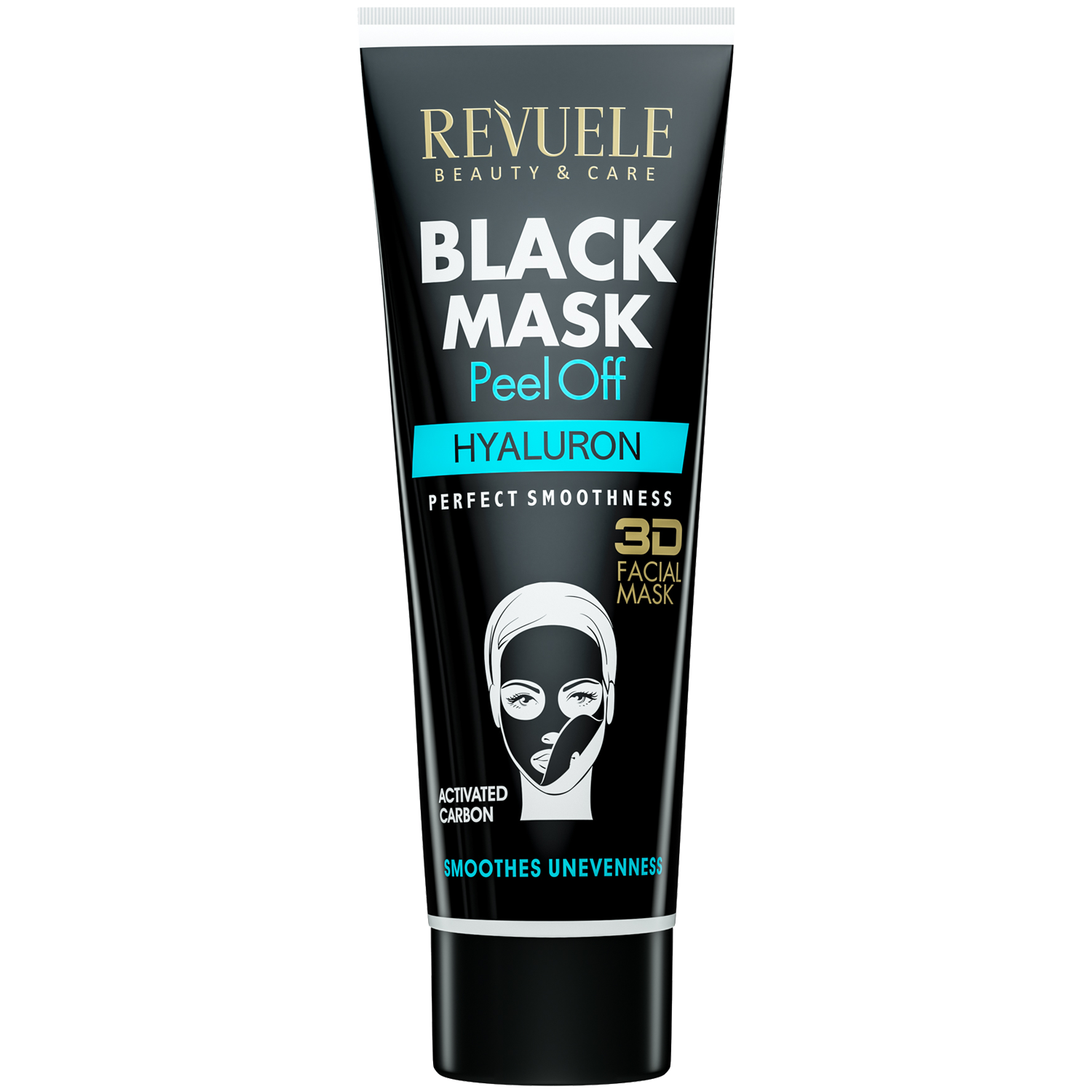 Masque visage Revuele 80ml Masque Noir Peel Off Hyaluron