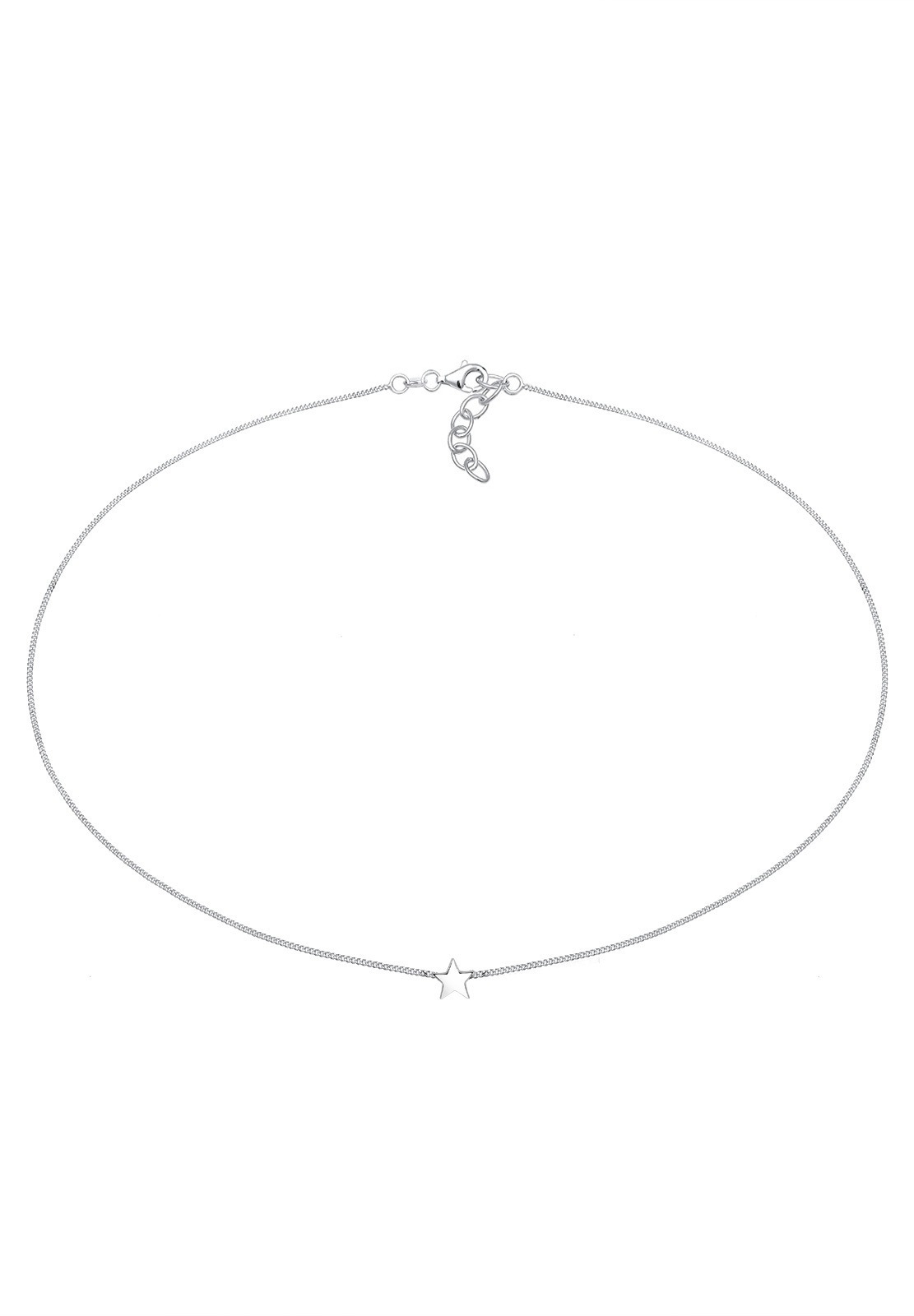 Elli Femmes Choker Basique Étoile Astro en Argent Sterling 925