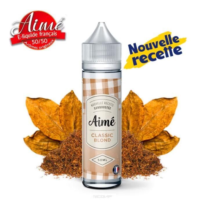 E-líquido Aimé (nova receita) Classic Blond 50ml + 2 reforços de nicotina
