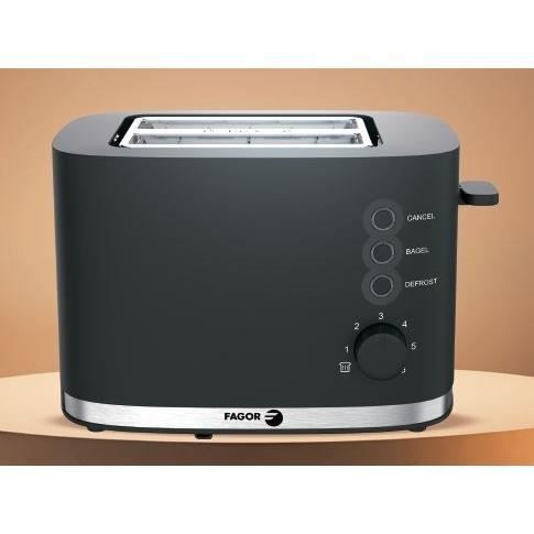 Torradeira - FAGOR - FG250 - 4 funções: Bagel, Reaquecer, Cancelar, Descongelar