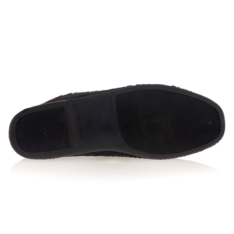 Schwarze Damenpantoffeln