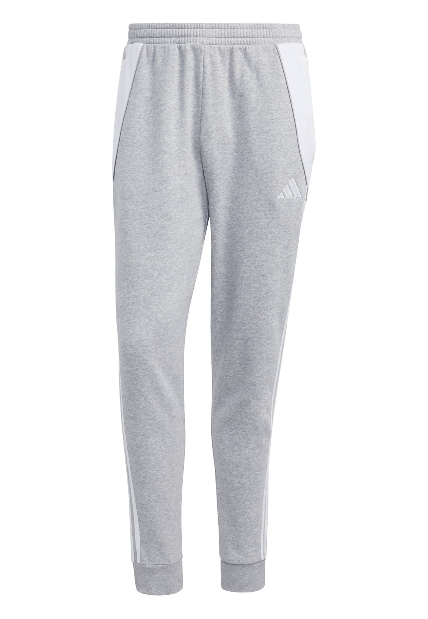 adidas Performance TIRO 24 - Teplákové kalhoty - středně šedá vřesová/bílá