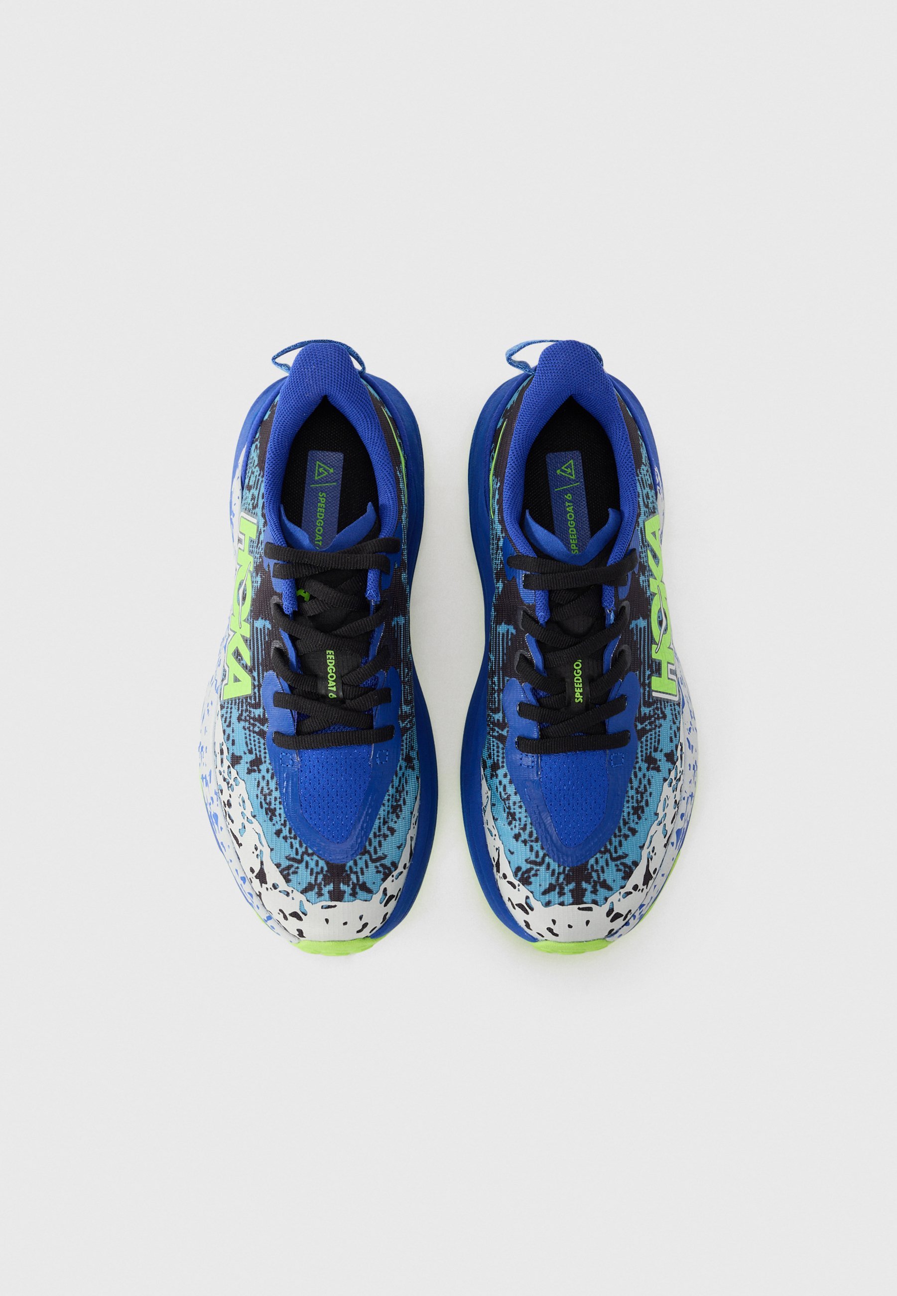 HOKA SPEEDGOAT 6 UNISEX - Tenisice za trčanje po trailima - noćno nebo/neon limeta