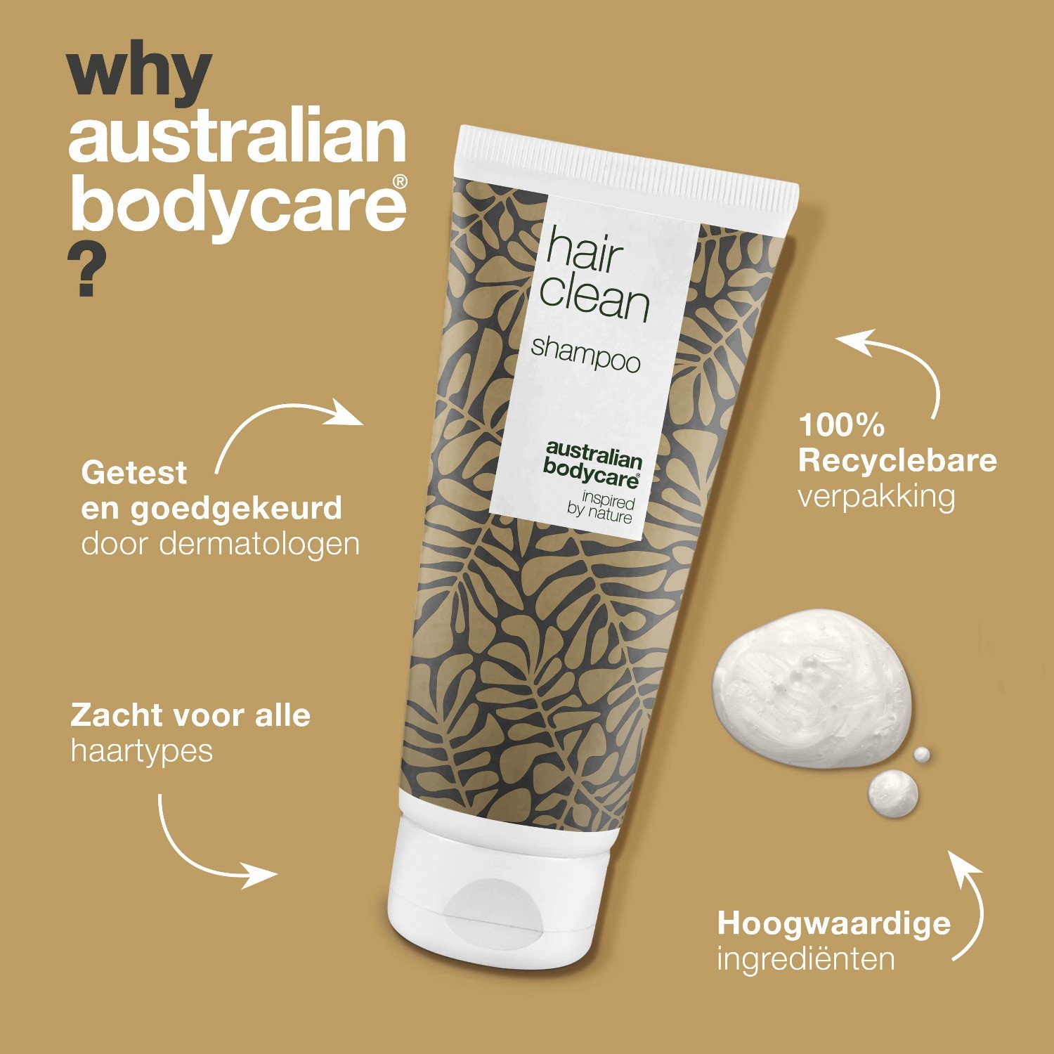 Гел за туширање косе и тела Australian Bodycare против перути Teathree шампон - 200 мл