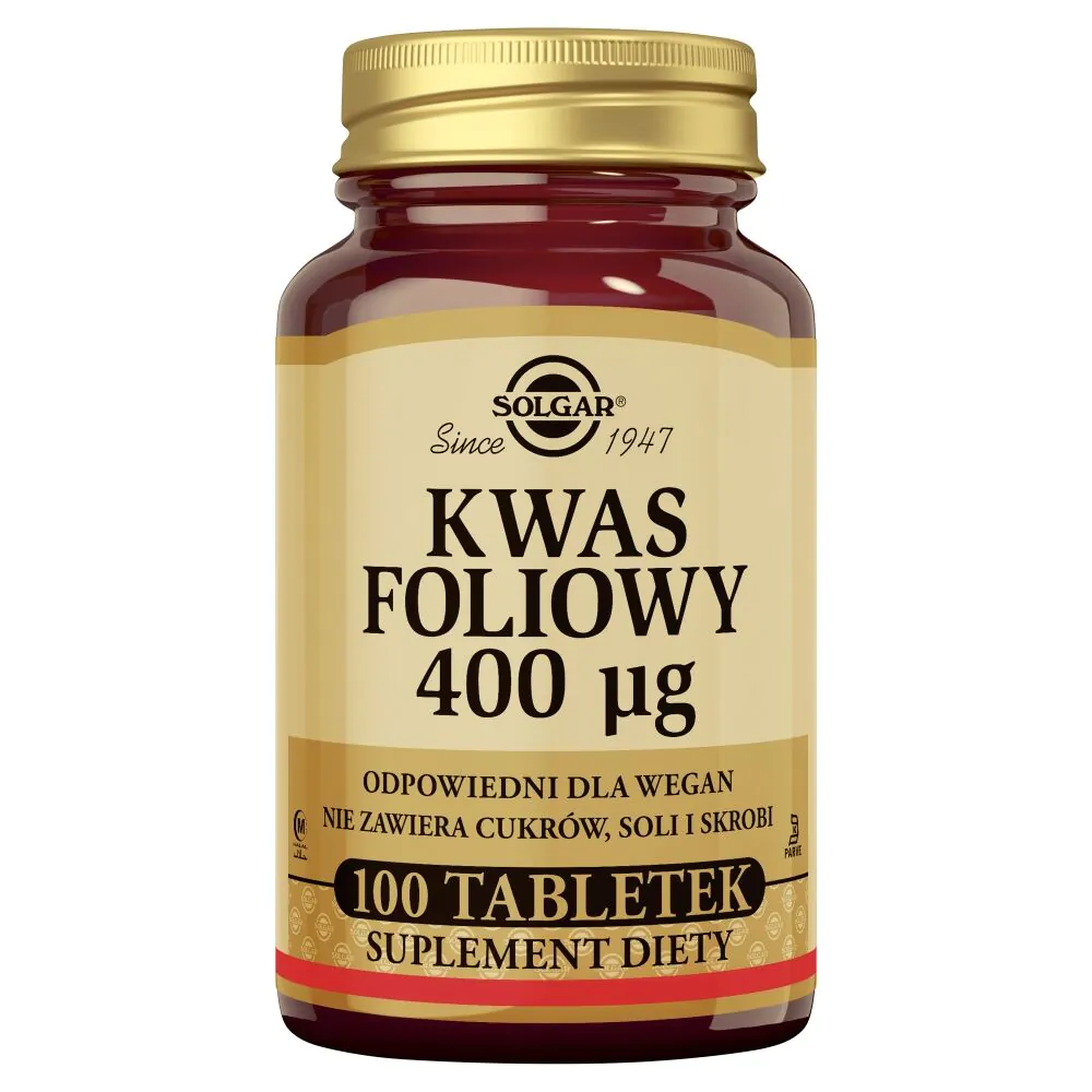 Solgar Kwas foliowy 400 µg tabletki