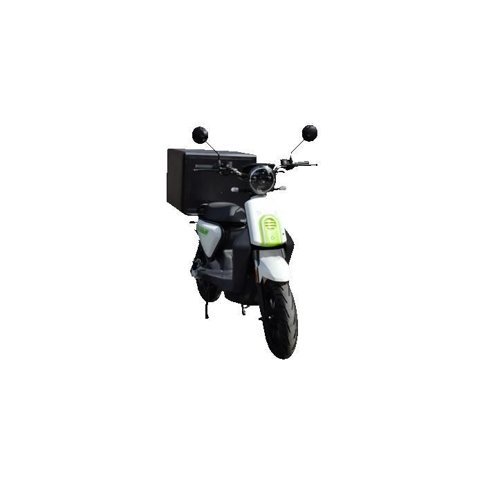 Scooter électrique CKA Express 50cc équivalent avec Top case 120L - Couleur: Blanc,Batterie: 60v26Ah