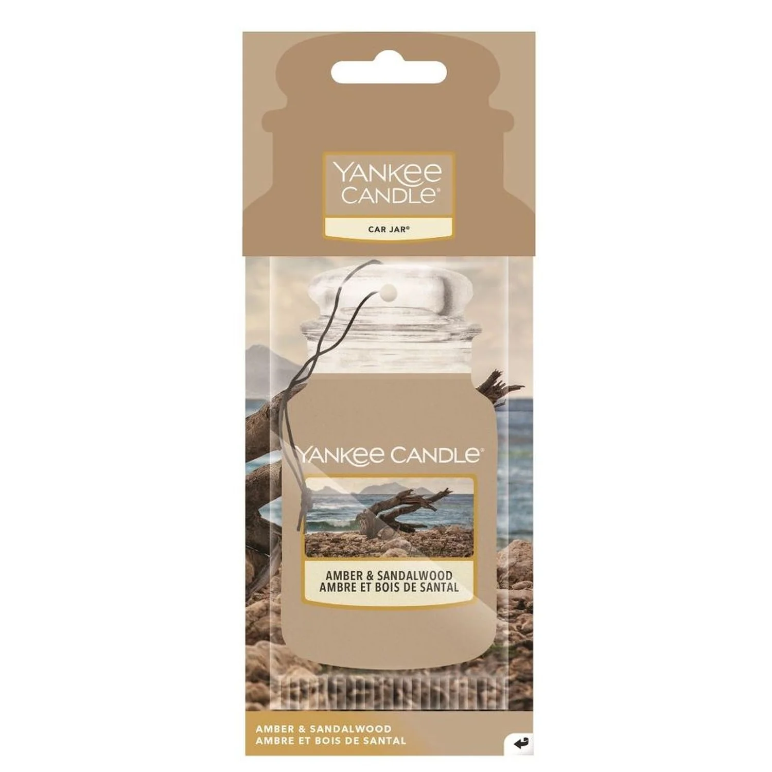 Car Jar Amber & Sandalwood - Profumo per Automobile