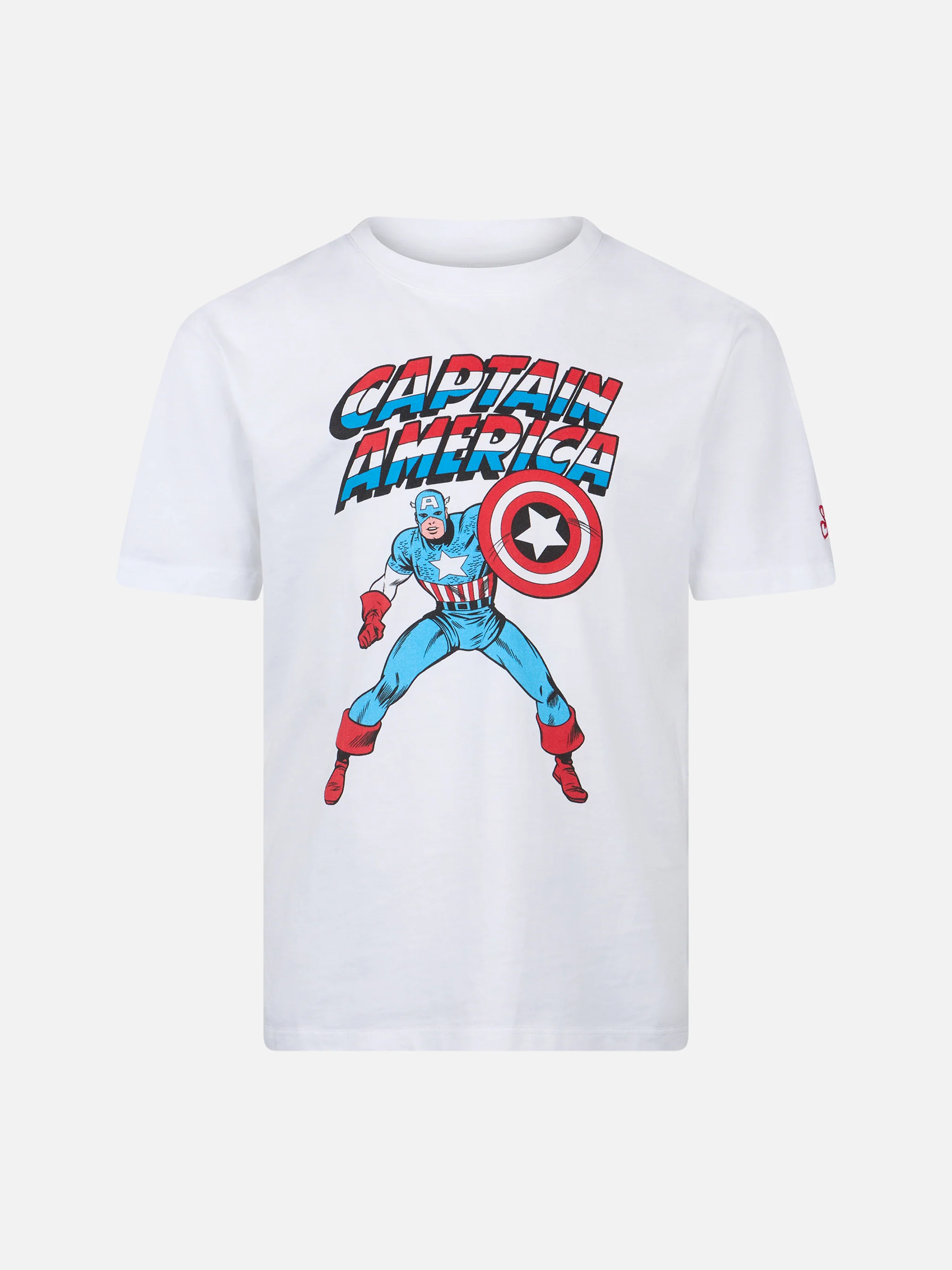 T-shirt da bambino in cotone con stampa Capitan America | EDIZIONE SPE