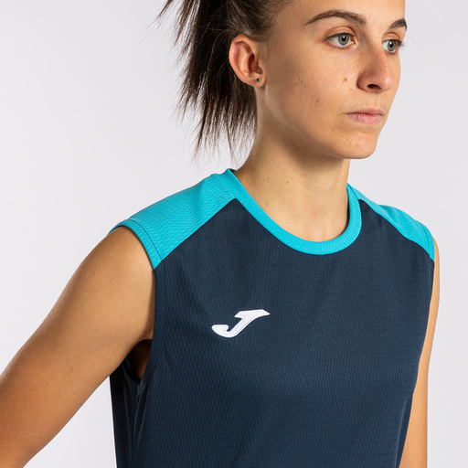  Débardeur Joma Eco Championship, bleu marine, turquoise fluo