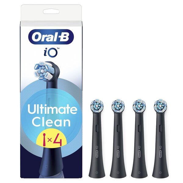 Главе четкице Oral-B iO Ultimate Clean, црне, 4 комада