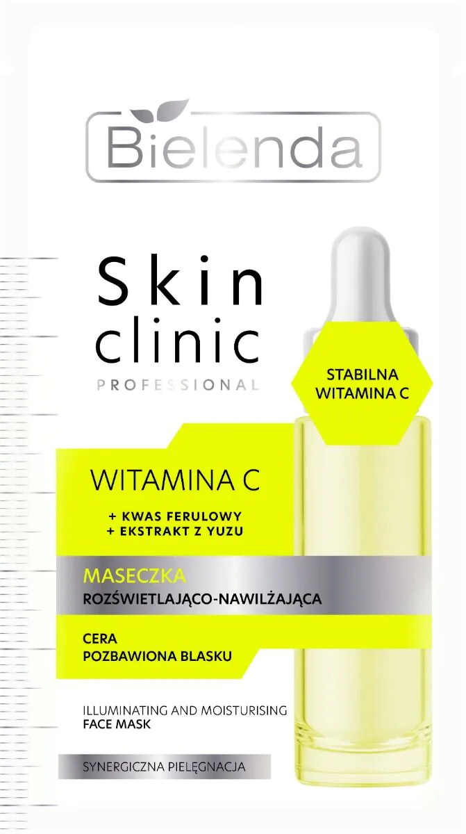 Bielenda Skin Clinic Professional Witamina C Maseczka rozświetlająco-nawilżająca