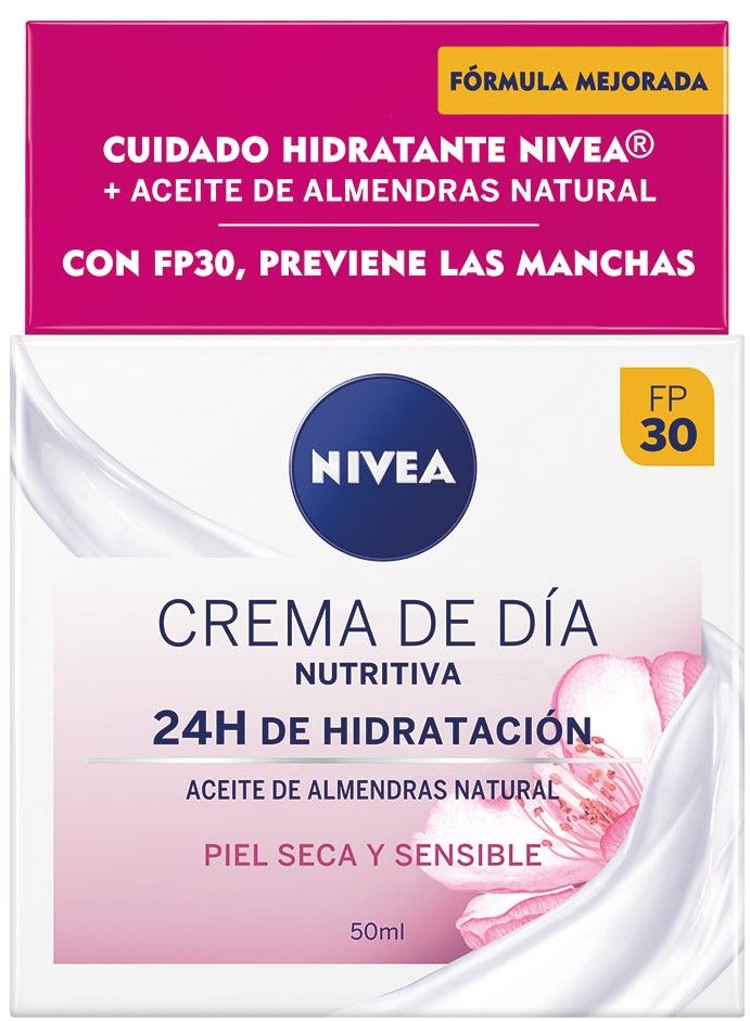 Maitinamasis dieninis kremas su SPF 30 sausai ir jautriai odai Veido drėkikliai