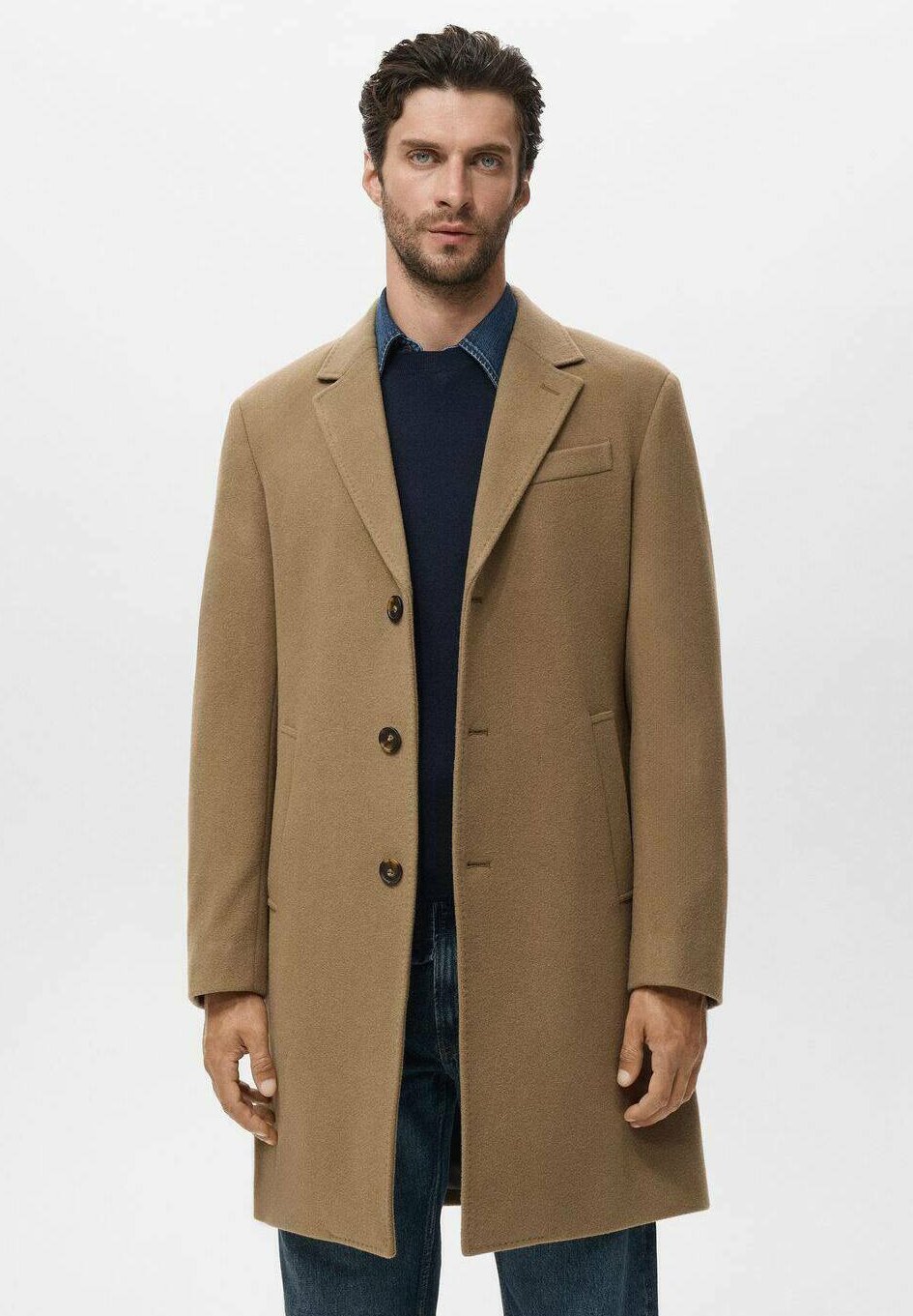 Mango Short Coat - marron
