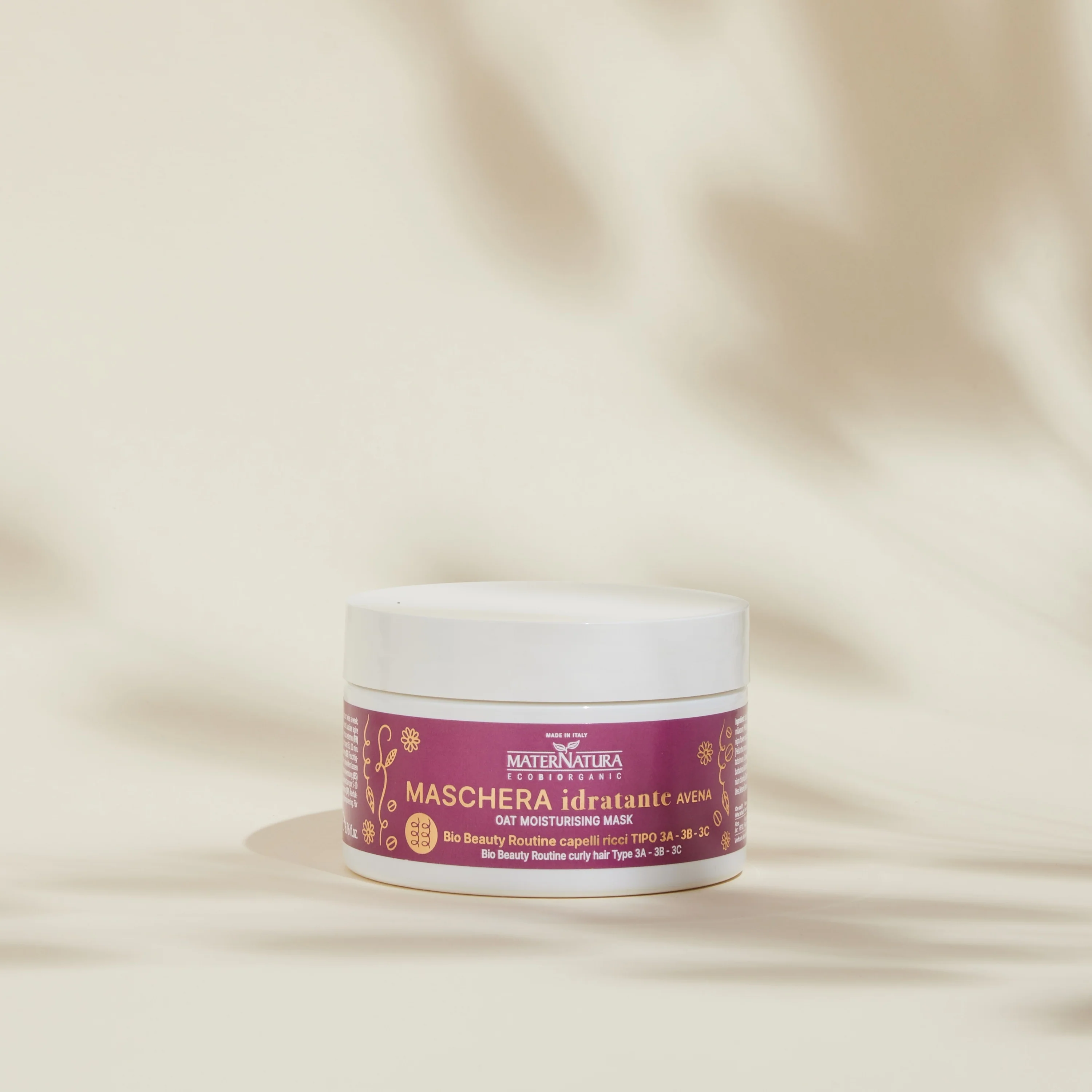 Balsamo Maschere e Olii Maschera Idratante Capelli Ricci  Avena - Maschera Idratante Capelli, Maschera Ricci Definiti Capelli