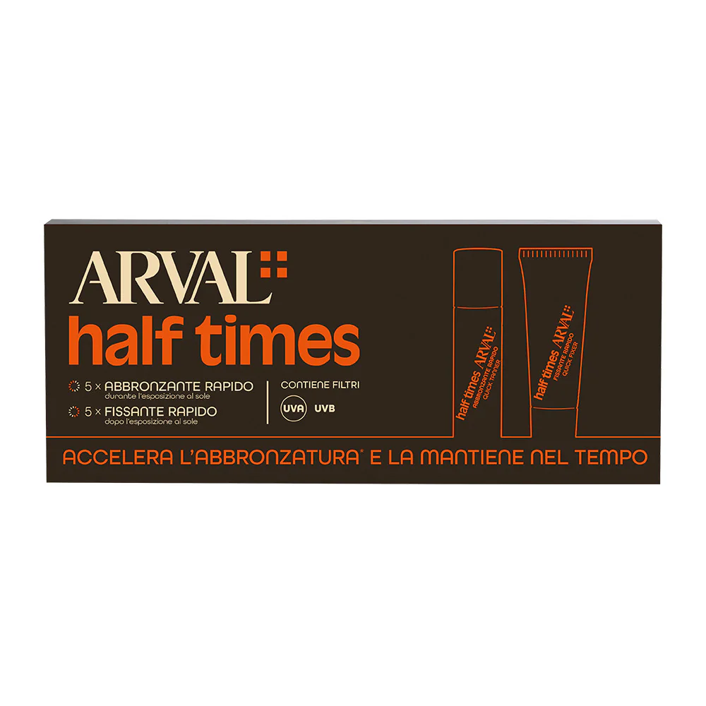 Half Times Abbronzante Rapido Corpo SPF6 - Fiale solari corpo bassa prot.