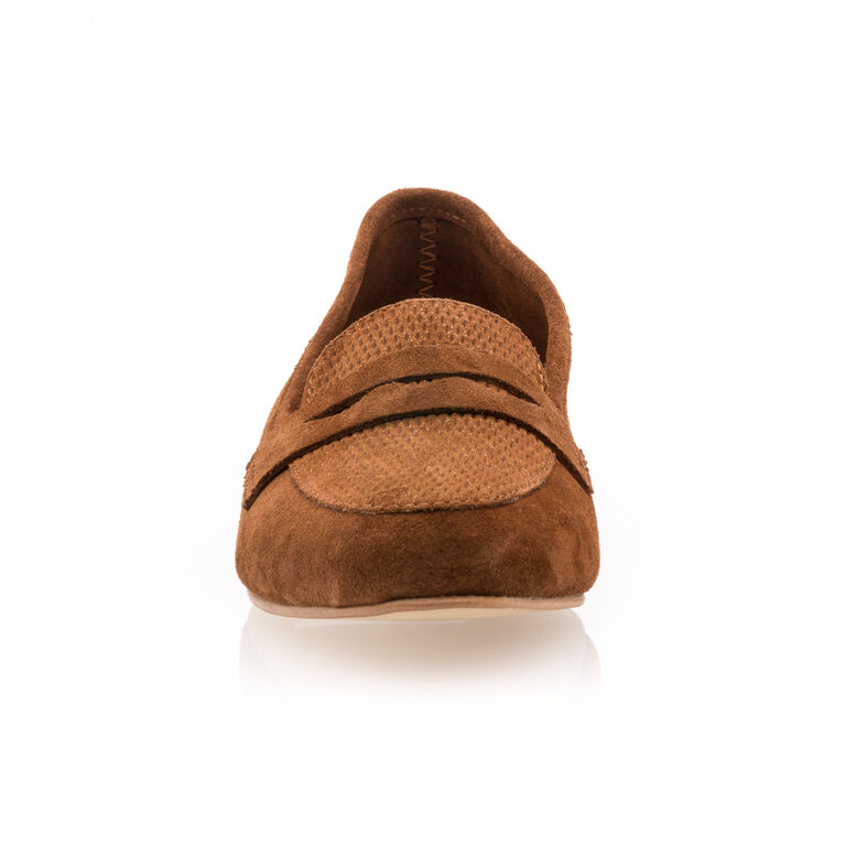 Naisten ruskeat loaferit/veneilykengät